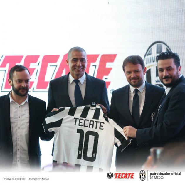 Tecate, patrocinador oficial de la Juventus en México