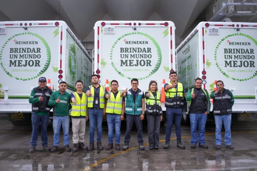 HEINEKEN México acelera para reducir emisiones de carbono; incorpora camiones 100% eléctricos a su flotilla
