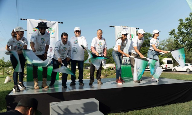 Reforestan más de 3,500 árboles y plantas ornamentales en la cuarta y quinta jornada de voluntariado de 2024, en Puebla y Mérida