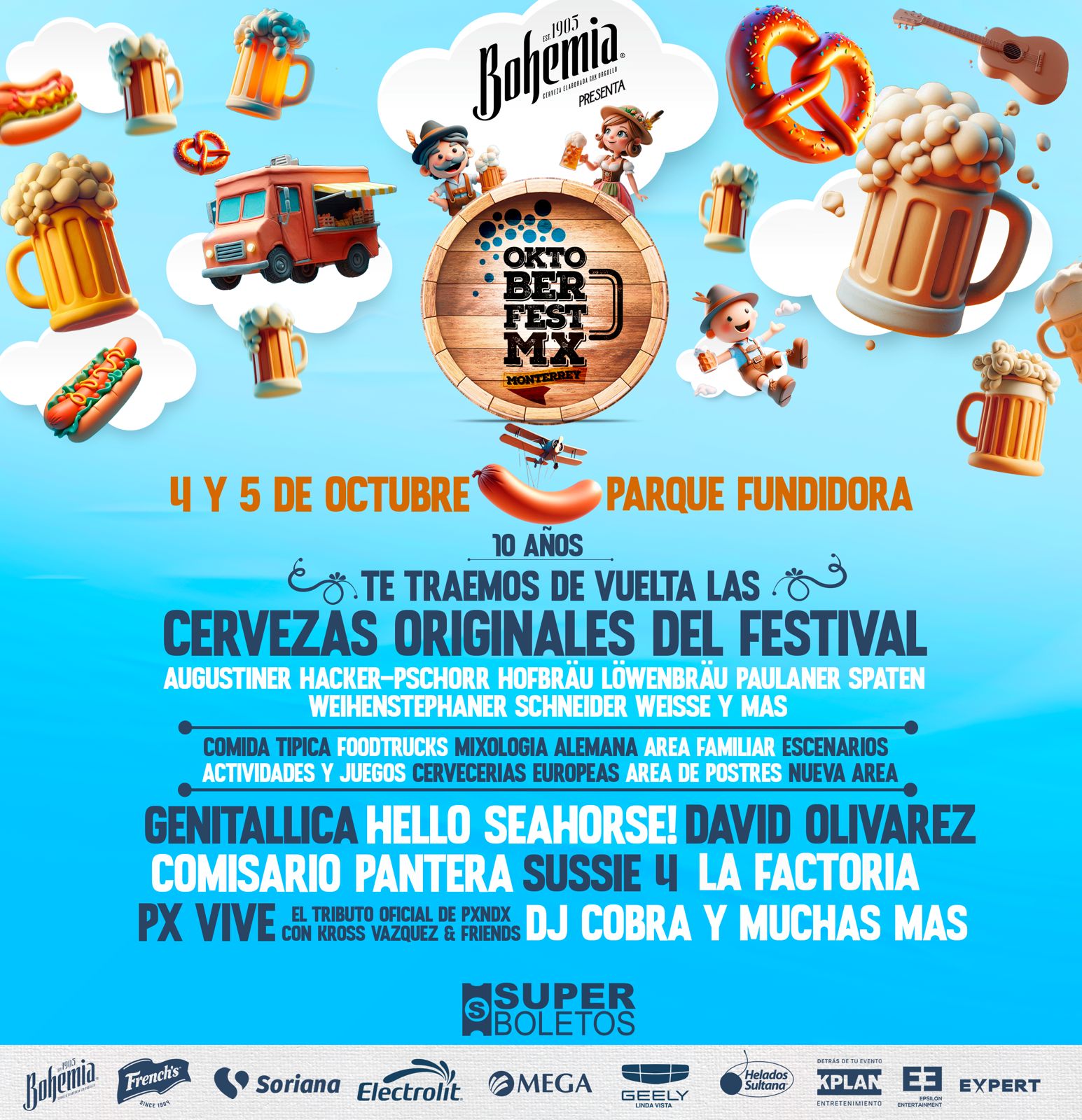 Bohemia presenta Oktoberfest en Monterrey, un fin de semana que te transportará hasta Alemania