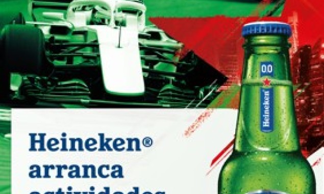 Heineken® arranca actividades de Fórmula 1® con develación de mural y nueva campaña con Checo Pérez